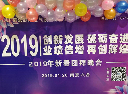 南京歐陸電氣2018年度總結表彰會暨2019年迎新春聯歡會圓滿結束